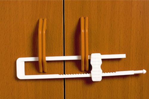 Child safety at home - lock for the cabinet