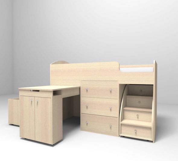 Furniture from chipboard light