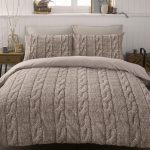 Knitted bedspread