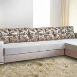 Angular sofa bed San Gregory model 2