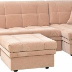 Corner sofa bed Oakland beige (fabric)