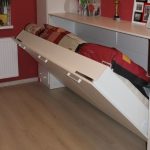 Adult convertible bed with a table is a folding option
