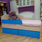 universal bed with sides to the nursery