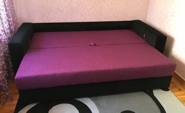 Eurobook folding sofa lilac