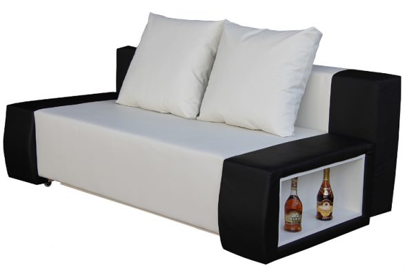 Składana sofa Eurobook z półkami