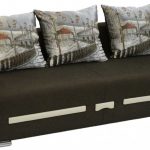 Sofa Eurobook z pięknymi poduszkami