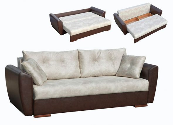 eurobook sofa na may mga drawer