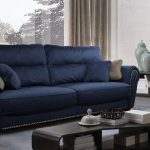 eurobook soffa blå