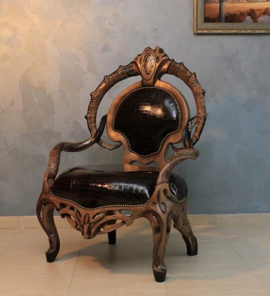 designer wooden chair