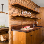 дизайнерски дървен кухненски комплект