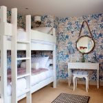 łóżko piętrowe białe drewno