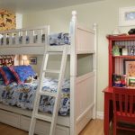 bunk bed white in the nursery