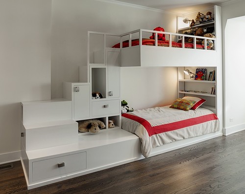 bunk bed with sides