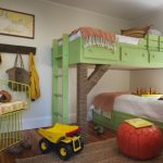 bunk bed light green