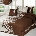 Double bed cover two colors