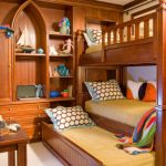 nursery interior with bunk bed