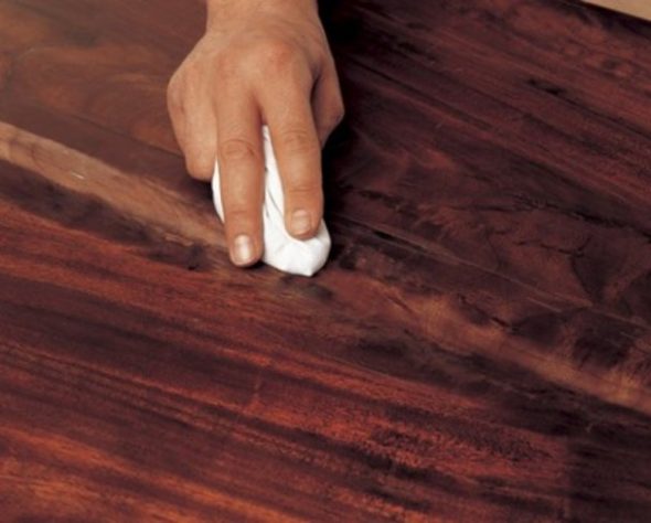 remove adhesive tape from lacquered furniture