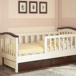 classic baby bed with sides