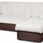 kompaktowa narożna sofa rozkładana