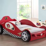 red crib racing car