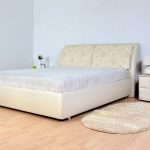 white single bed