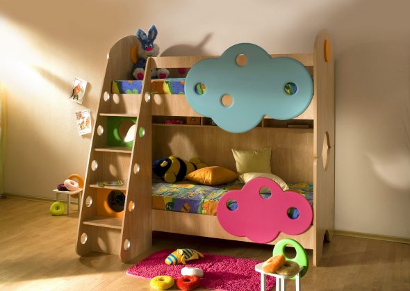 bed for boy and girl