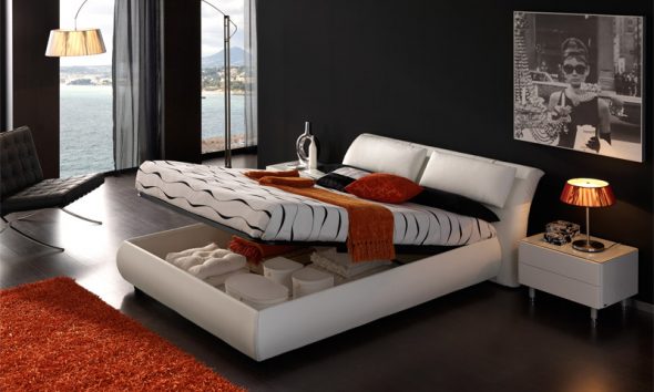 nowoczesny design sypialni