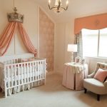 crib in the pink room