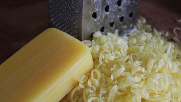 grated soap for furniture cleaning