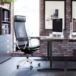 kontor svart stol