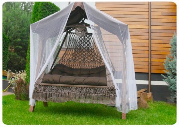 hammock with tulle