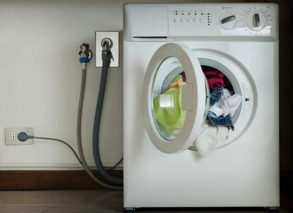 connecting the washing machine to the network