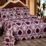 Bed cover purple
