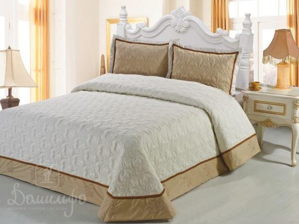 Cotton quilted bedspread