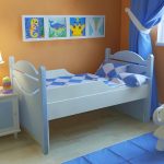 Sliding bed for kids bedroom