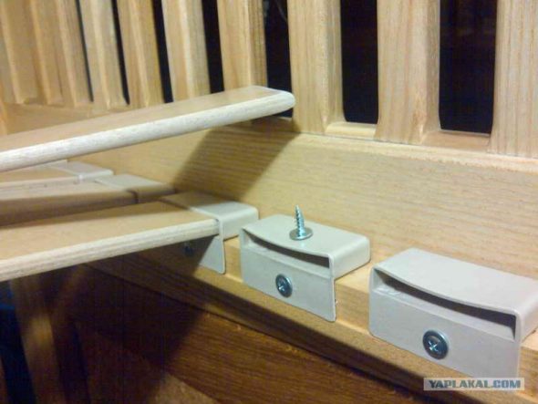 Bed repair with slats
