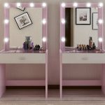 pink make-up tables