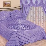 Purple bedspread