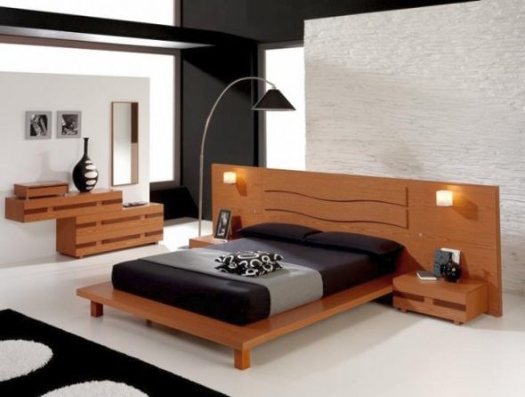 avant-garde yatak odası