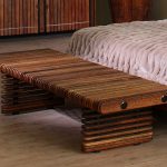 designer wood table