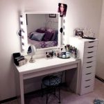 dressing room table in the bedroom