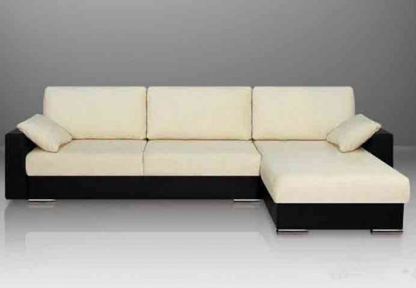 Corner sofa bed Reloti Silver