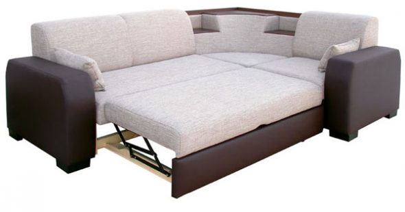 Wygodna narożna sofa