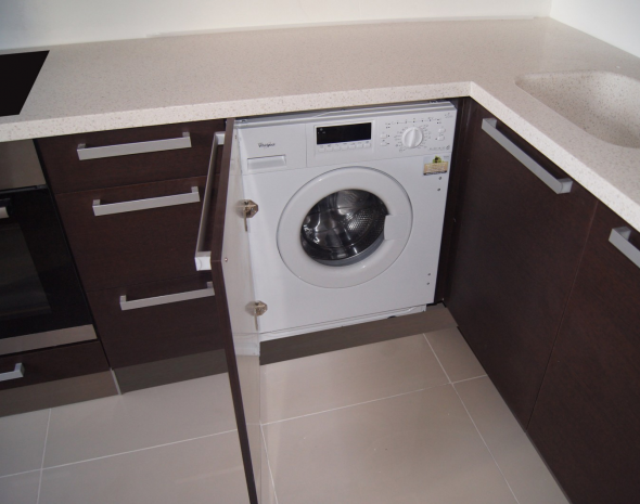 built-in washing machine