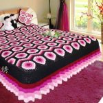 Knitted bedspread