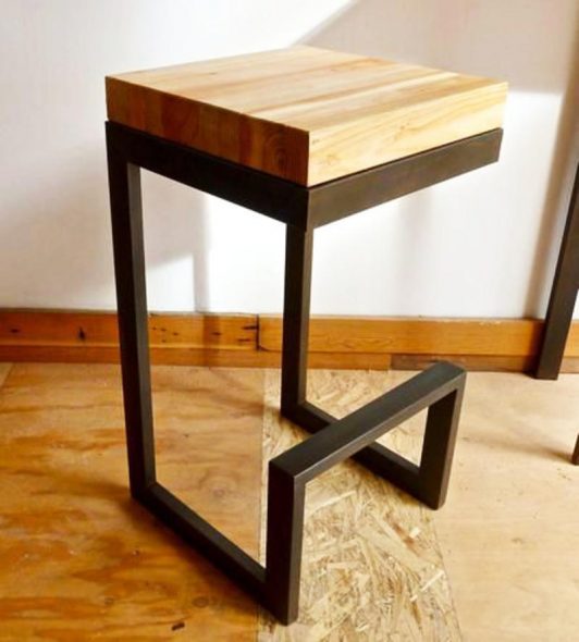 Tabouret De Bar En Chêne