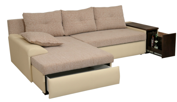 Large folding corner sofa