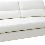 Biała sofa z eko-skóry