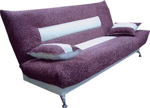 Sofa w kolorze fioletowym