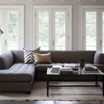 Sofa in gray fabric neutral gamma